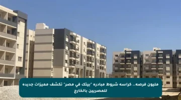 مليون فرصة.. كراسة شروط مبادرة “بيتك في مصر” تكشف مميزات جديدة للمصريين بالخارج